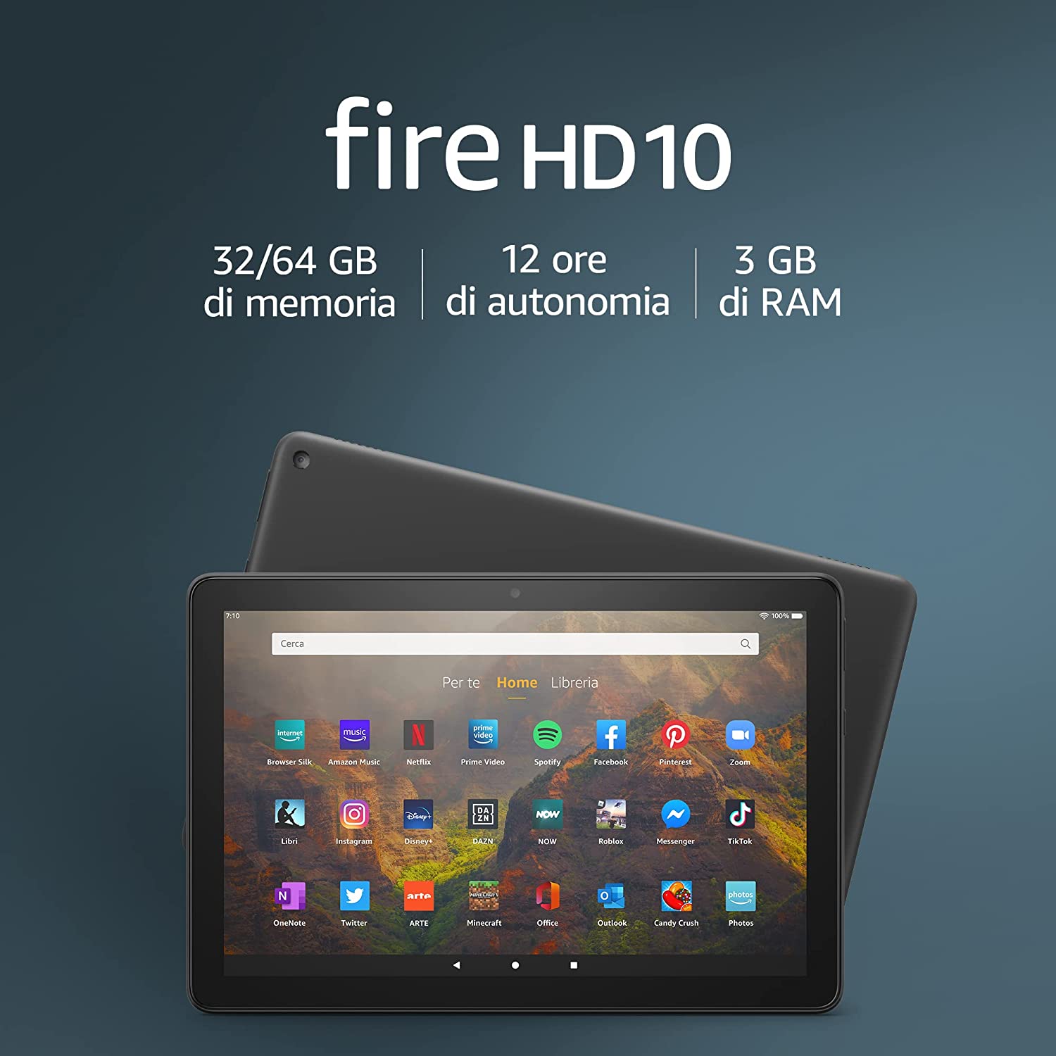 Tablet Fire, @Amazon