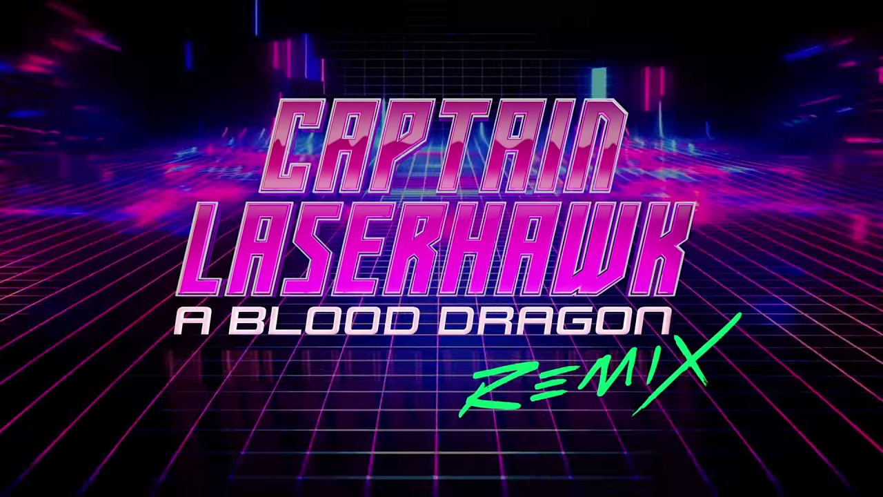 Captain Laserhawk a Blood Dragon Remix Logo