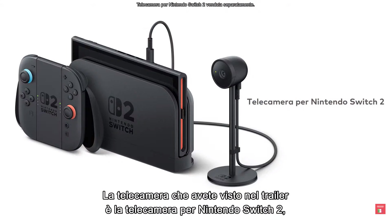 Nintendo Switch 2 telecamera