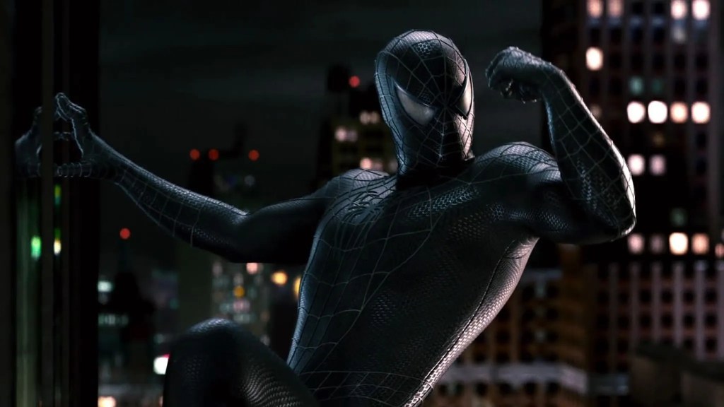 Spider-Man costume nero